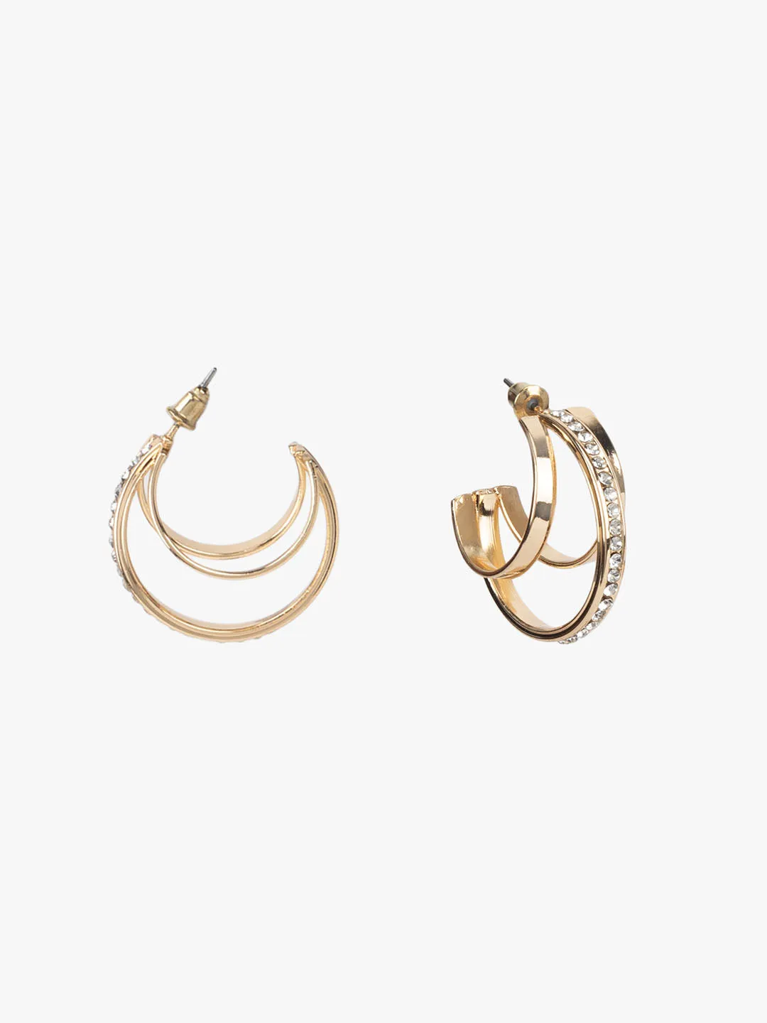 3 Layered Hoop Earrings