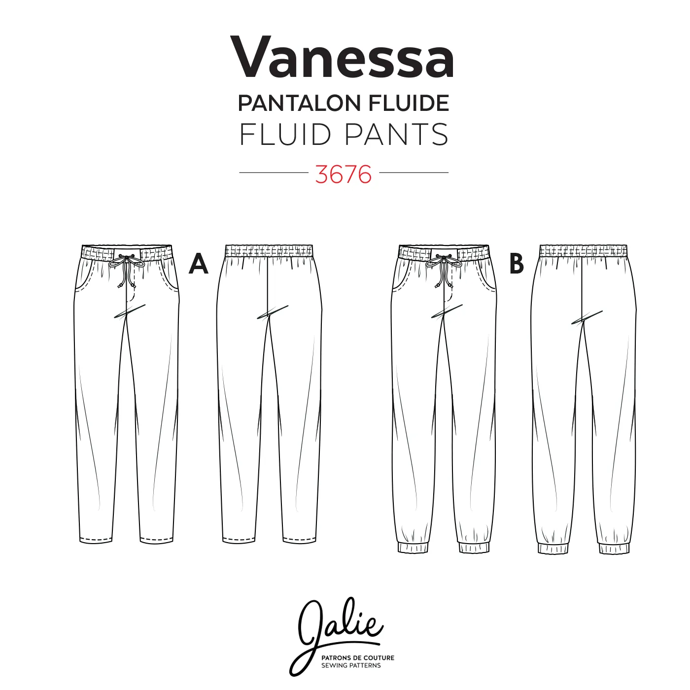 3676 // VANESSA Fluid Pants