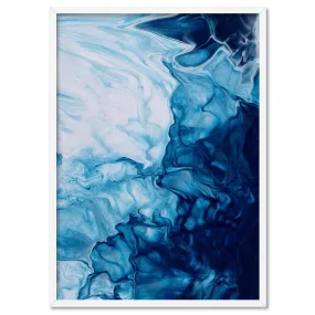 Abstract Fluid Ocean Breathing II - Art Print