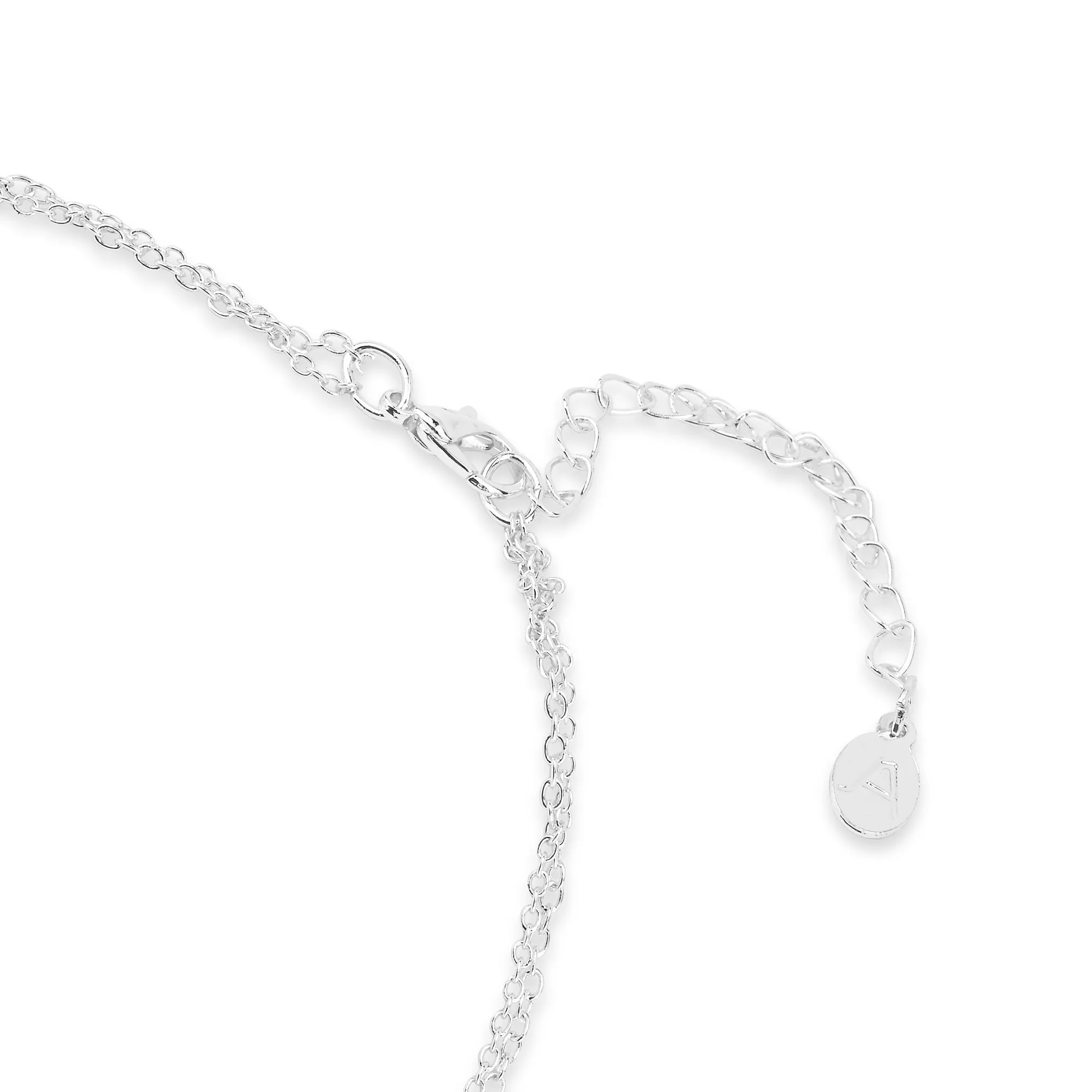 Accessorize London Women's Silver Delicate Coin Layered Necklace