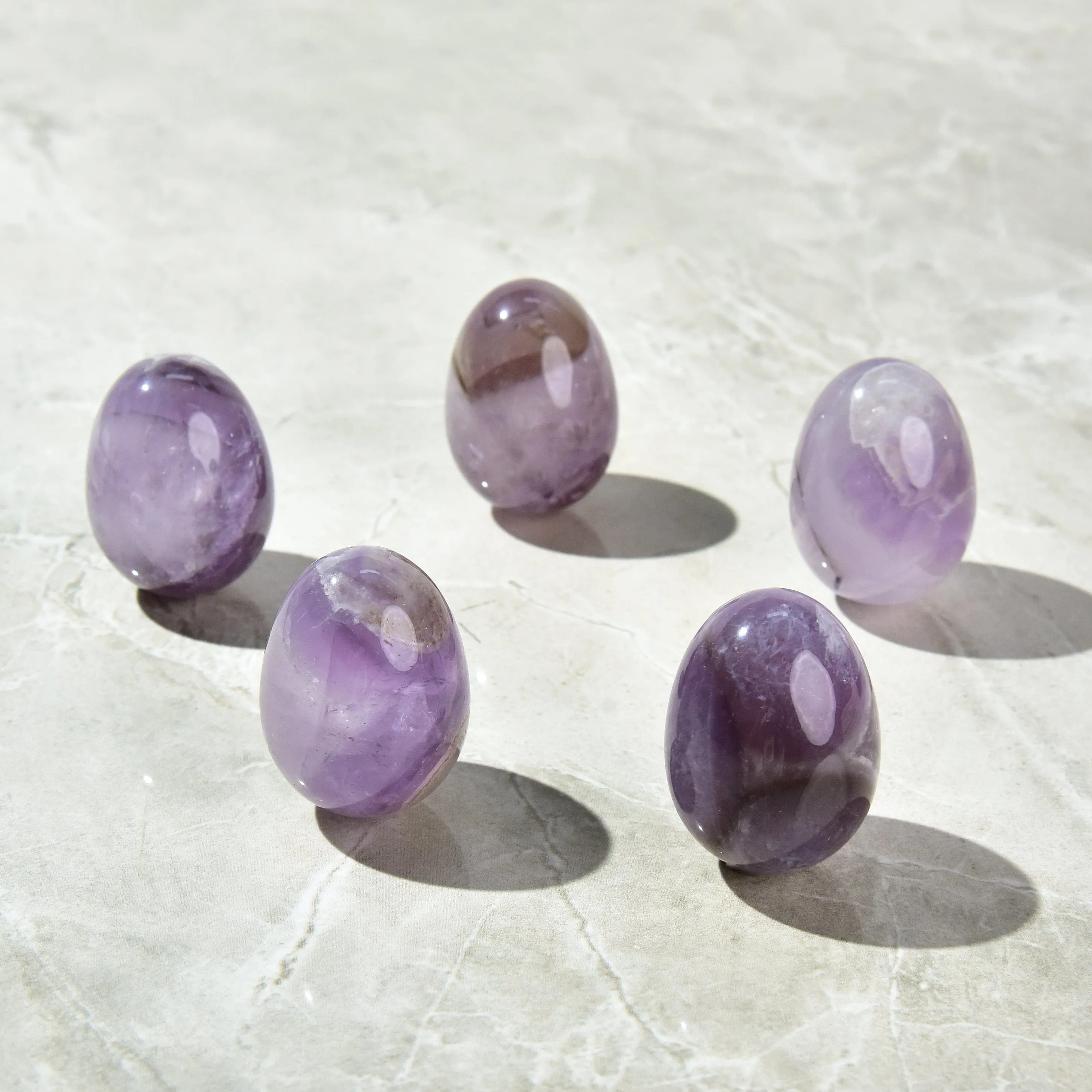 Amethyst Egg Natural Gemstone Carving