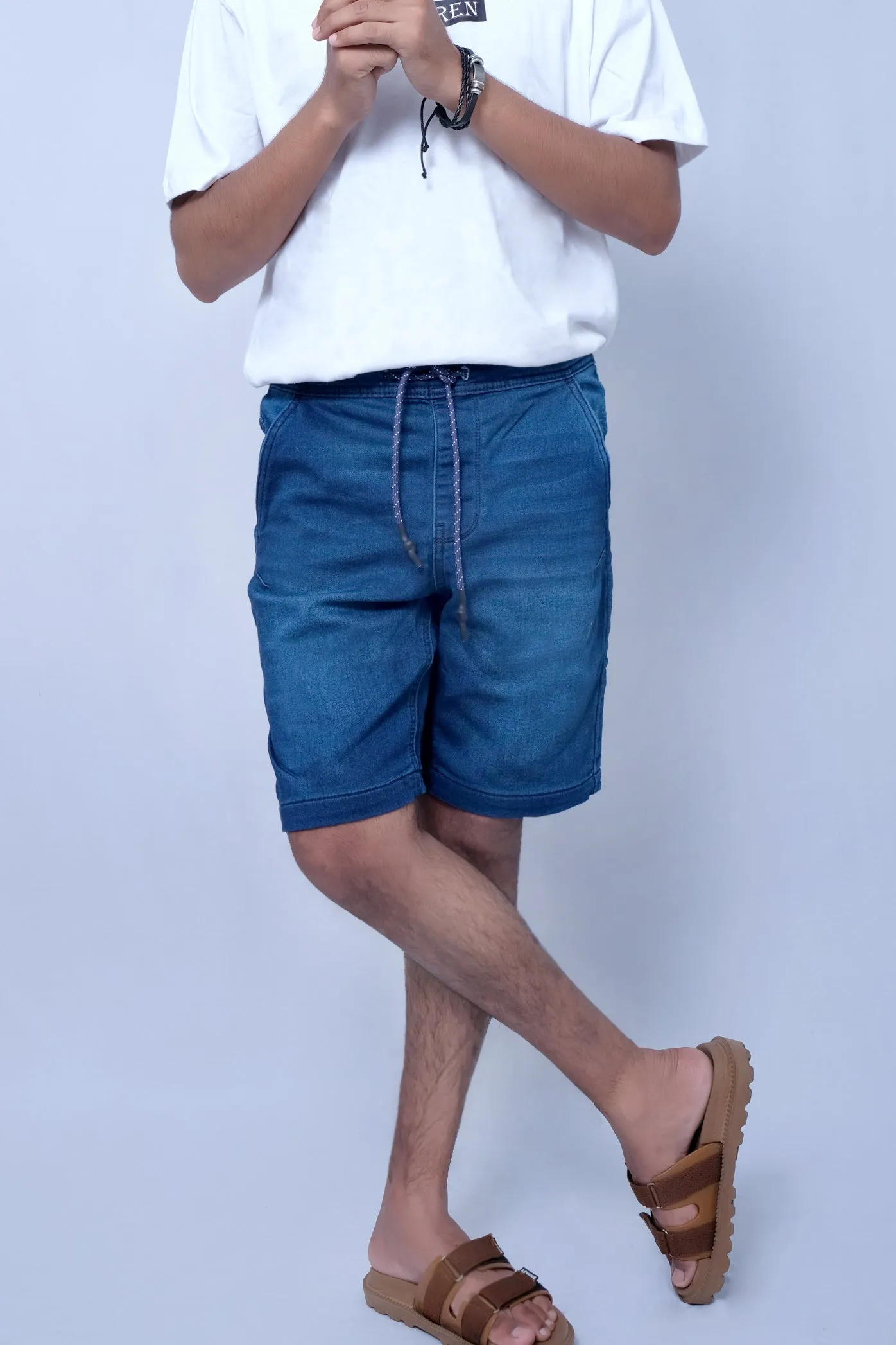 Attiren Slim Fit Denim Shorts