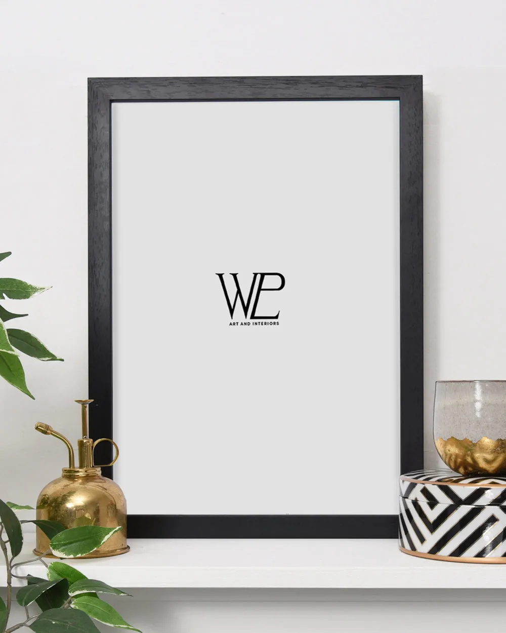 Black Picture Frame (Wood Grain), A3 Size Photo Frame