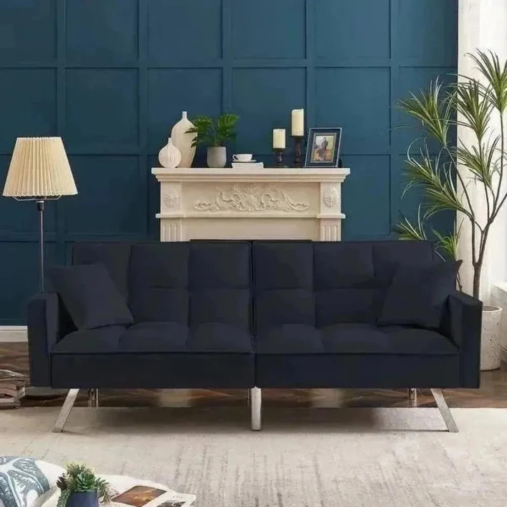 Blockbox Modern Suede Sofa Sets