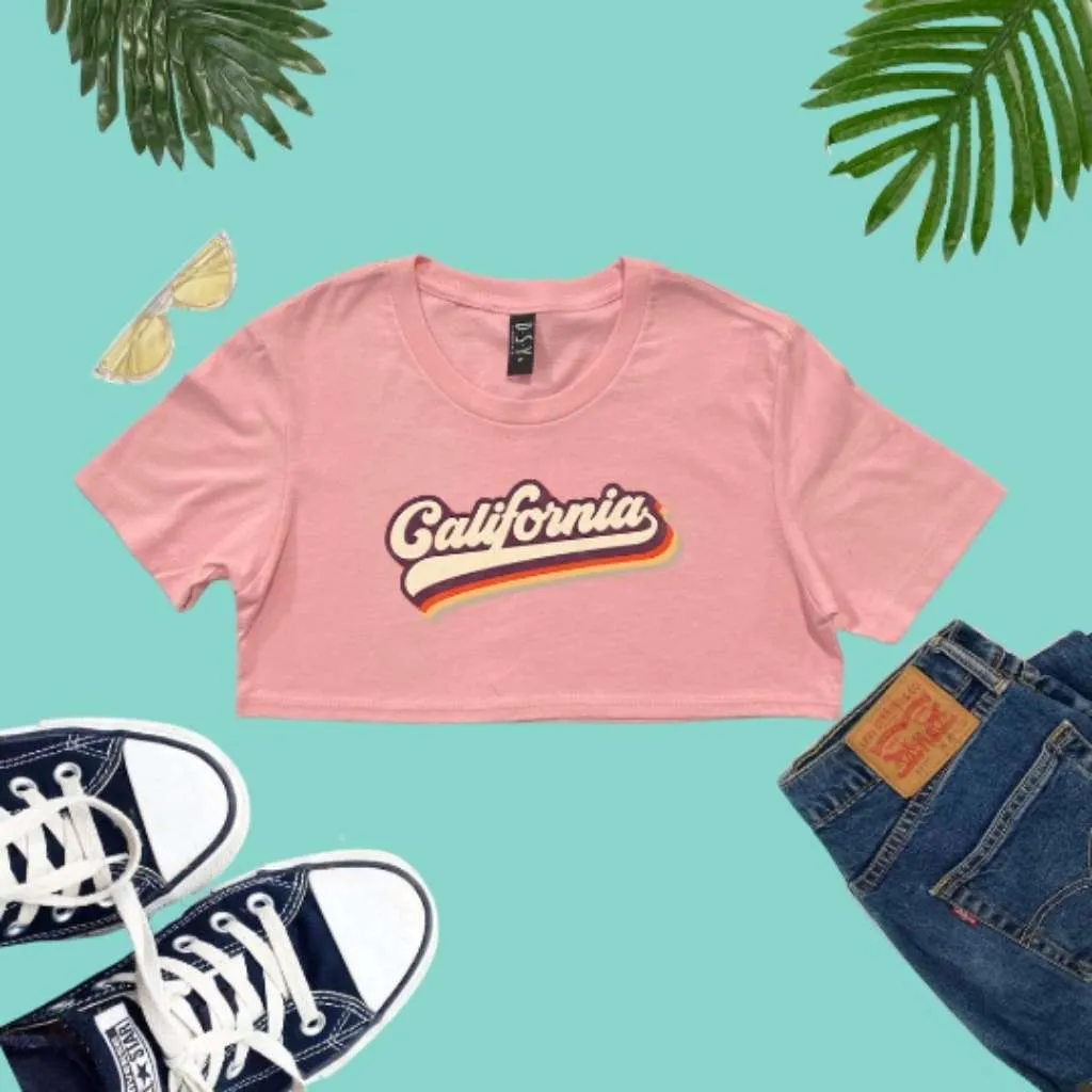 California Retro Underboob Tee