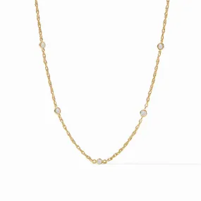 Celeste Delicate Station Gold Necklace