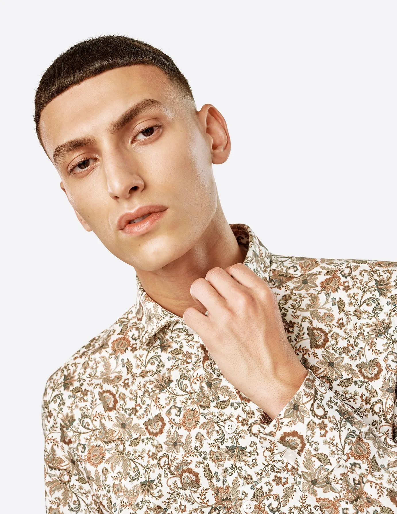 Classic Shirt Slim Copper Bloom