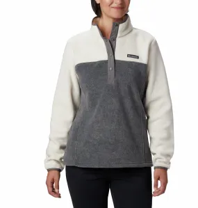 Columbia Ladies Benton Springs 1/2 Snap Pullover Fleece-URBAN GREY