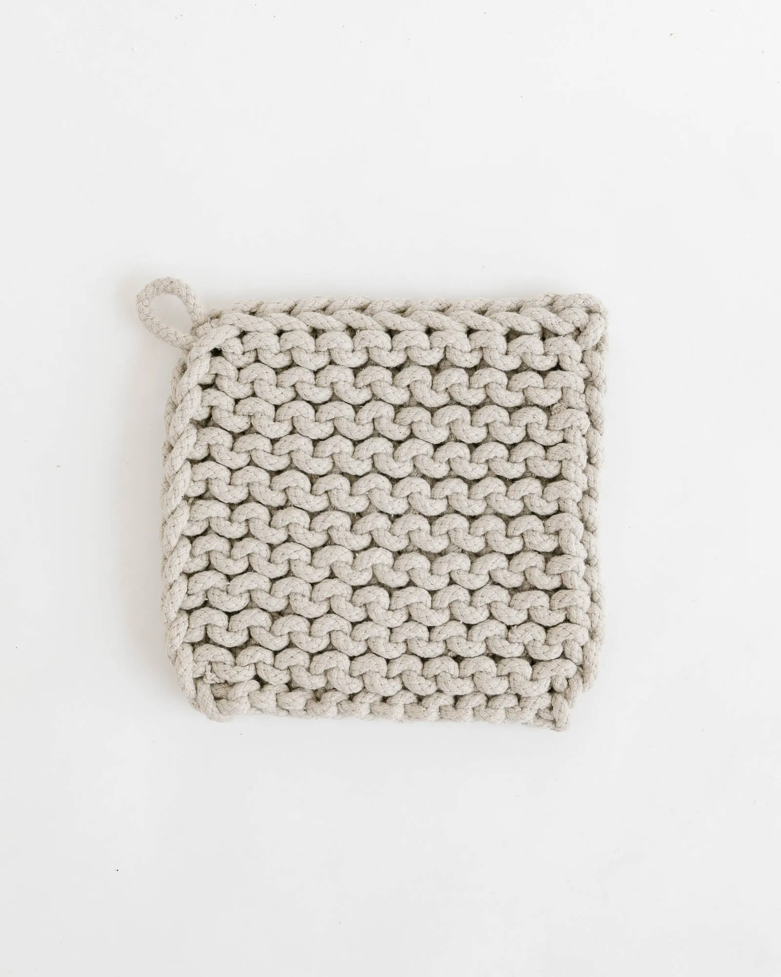 Crocheted Pot Holder- Rustic