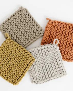 Crocheted Pot Holder- Rustic