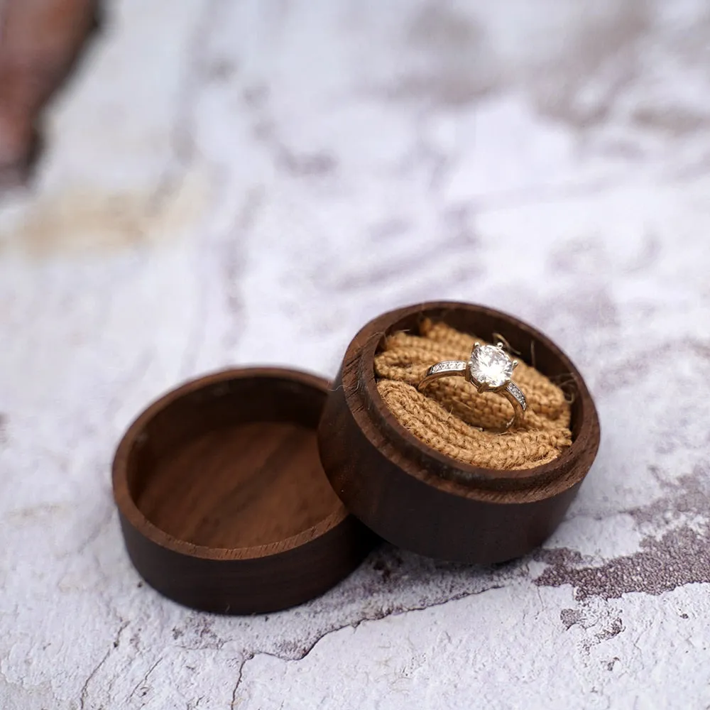 Custom Rustic Ring Box