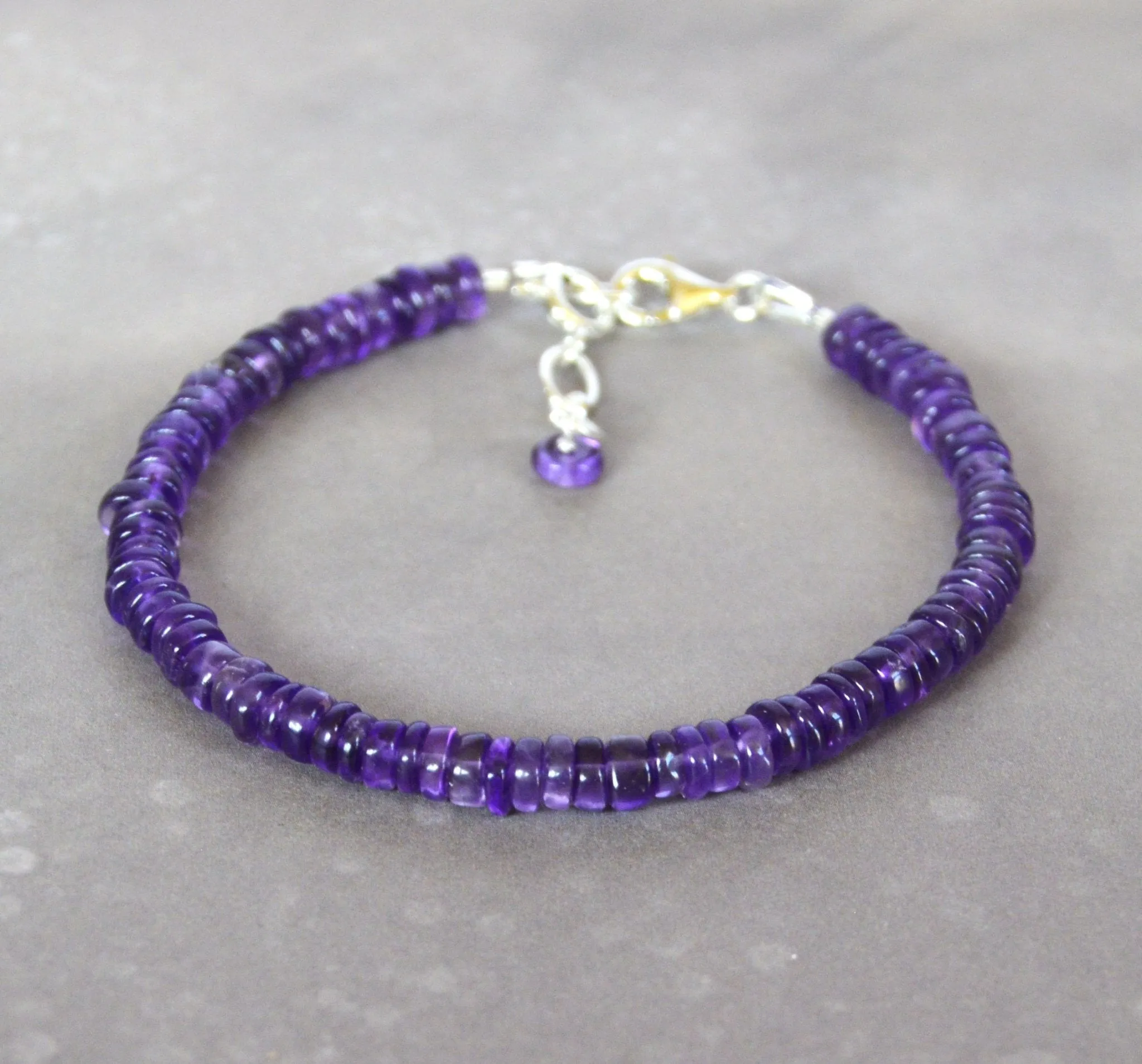 Delicate Amethyst Bracelet