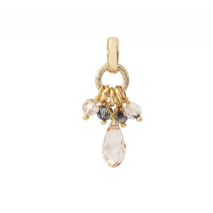 Delicate Baroque Crystal PENDANT by Satellite Paris