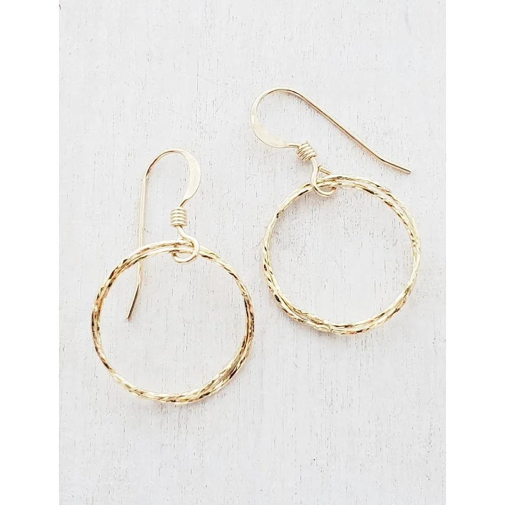 Delicate Circle Dangles