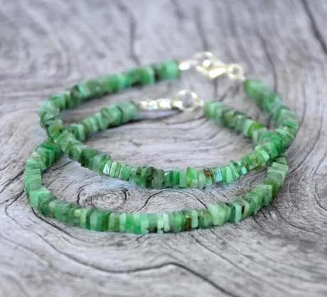 Delicate Emerald Bracelet