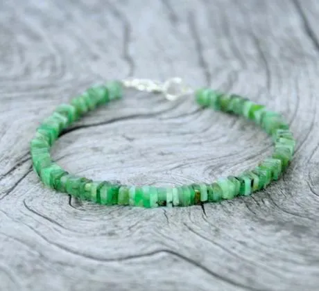 Delicate Emerald Bracelet