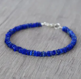 Delicate Lapis Bracelet