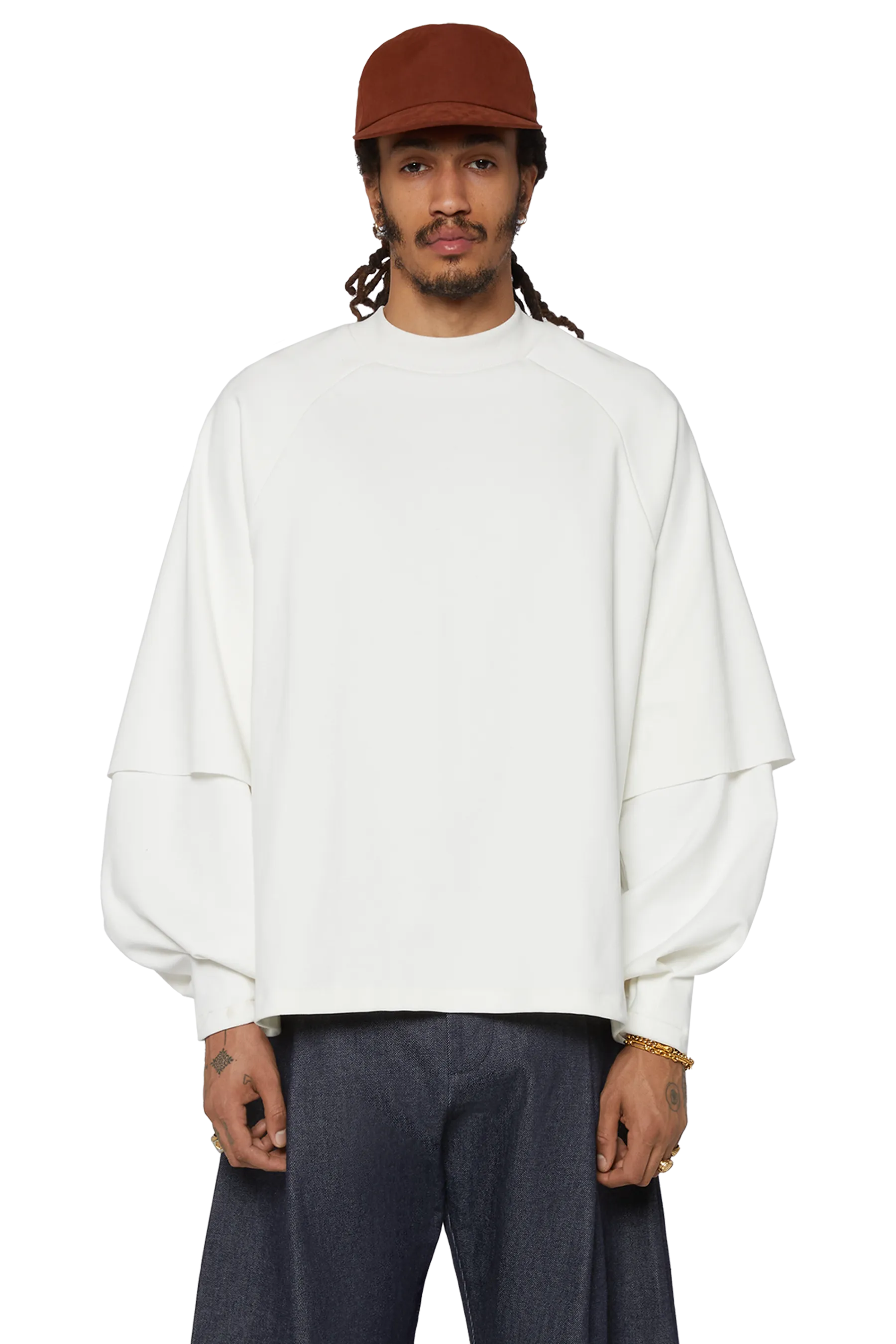 Dove Raglan Layered T-Shirt