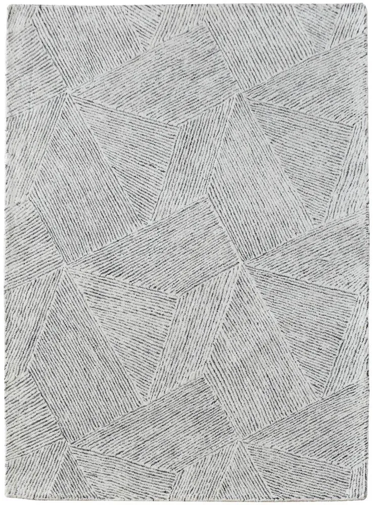 Ester Modern White and Grey Rug