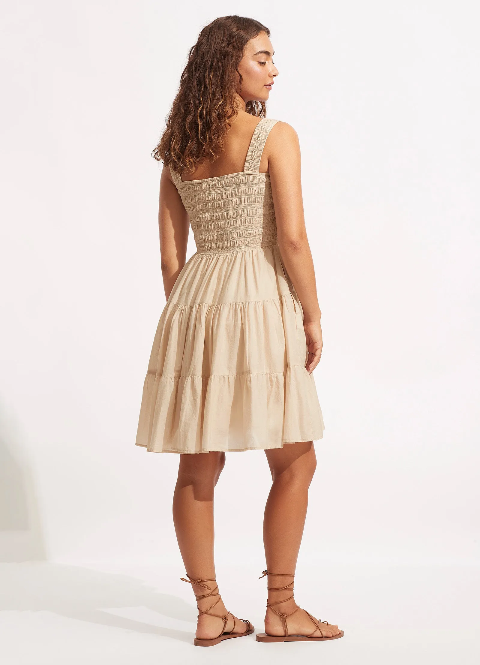 Faithful Mini Dress - Natural