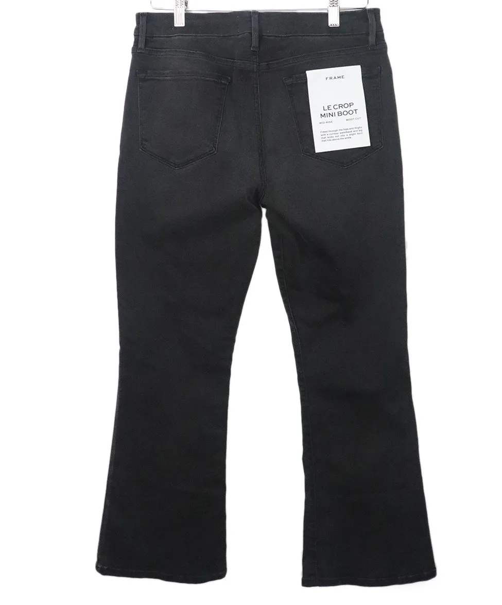 Frame Black Denim Pants sz 12