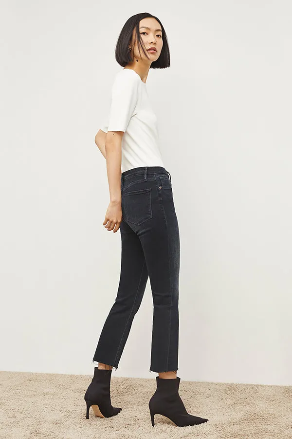 Frame Denim Le Crop Slim Bootcut Raw Edge Jean :: Marcella