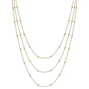 Gold Simple Layered Necklace