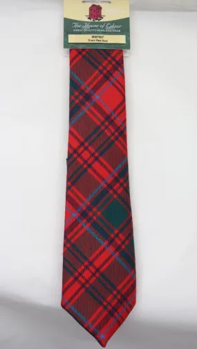 Grant Modern Red Tartan Tie