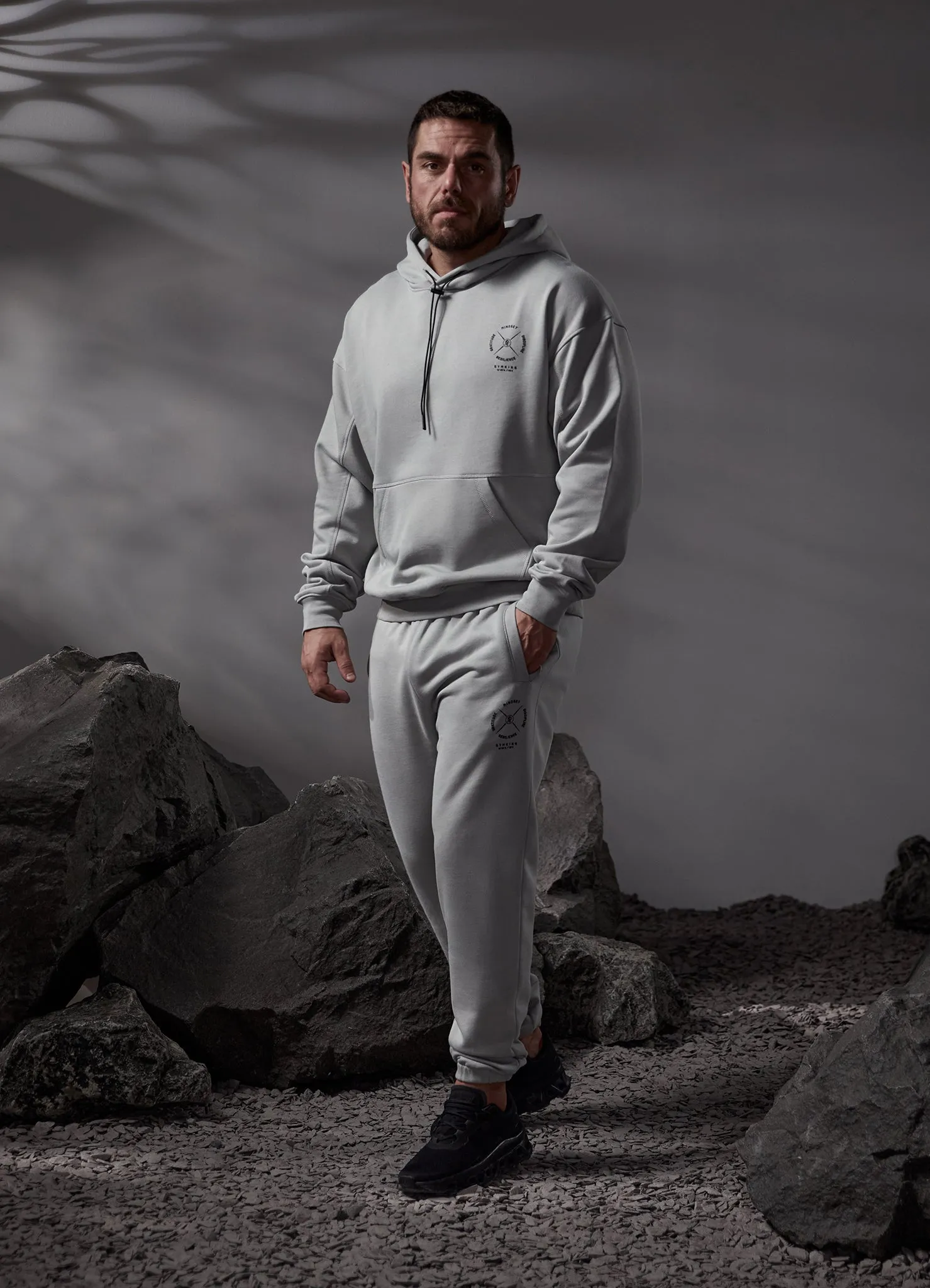 Gym King Compass Hood - Urban Grey