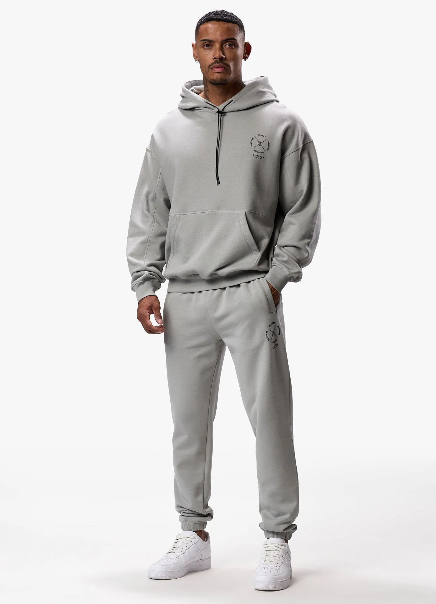 Gym King Compass Hood - Urban Grey