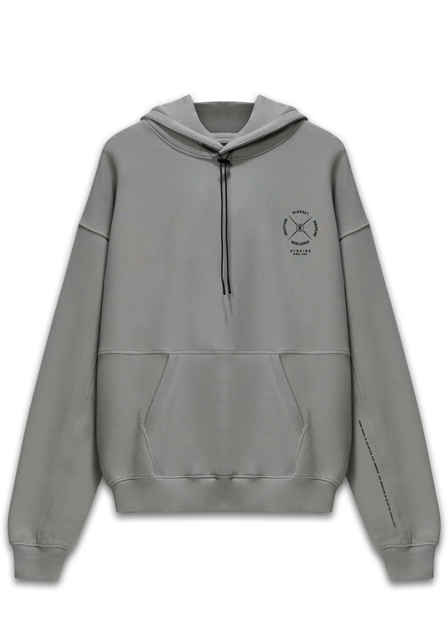 Gym King Compass Hood - Urban Grey