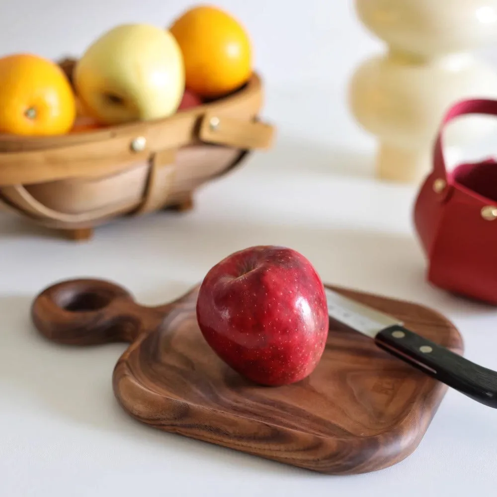 Hand Made Rustic Wooden Serving Board - Square