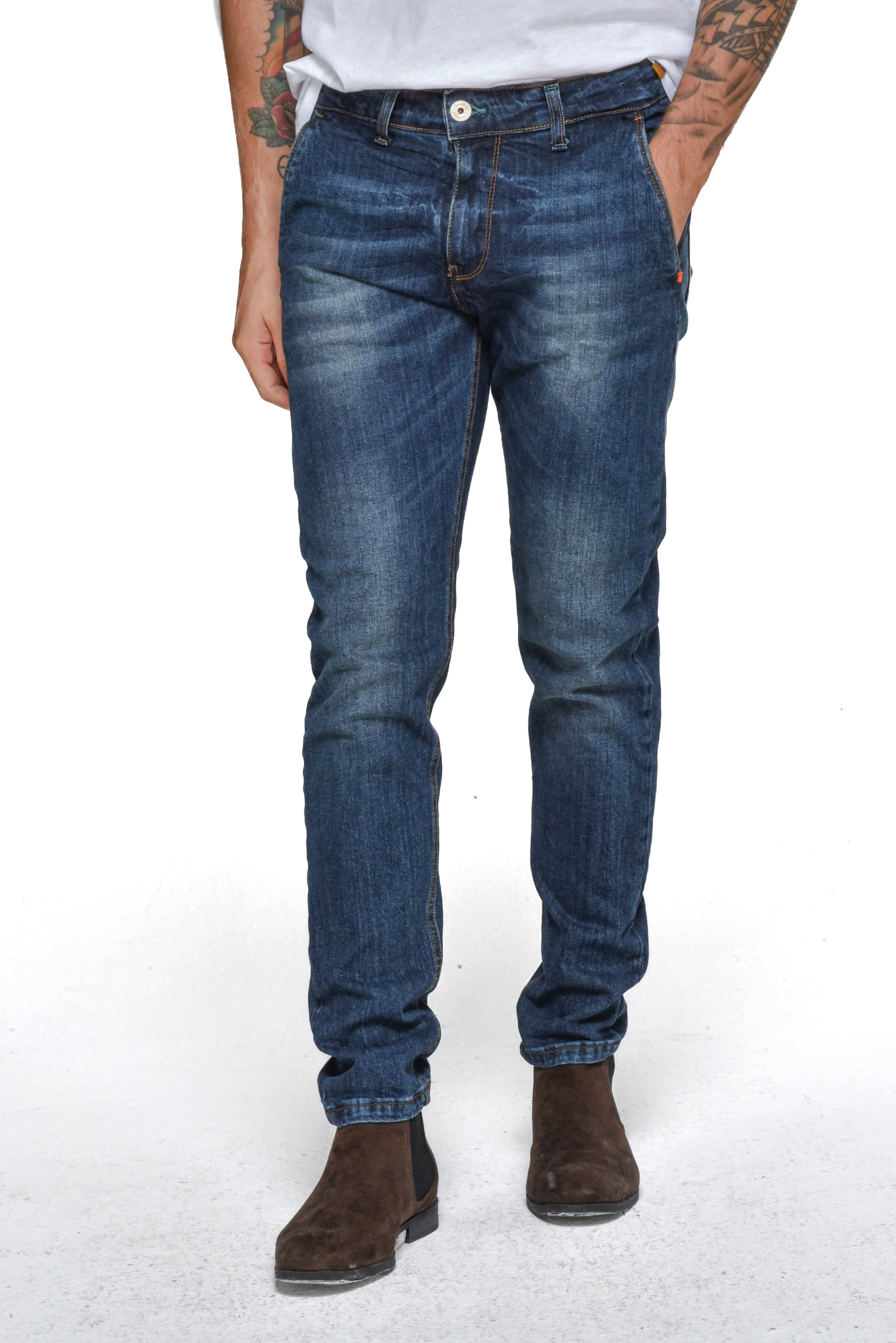 Jeans slim Murat Music Scuro