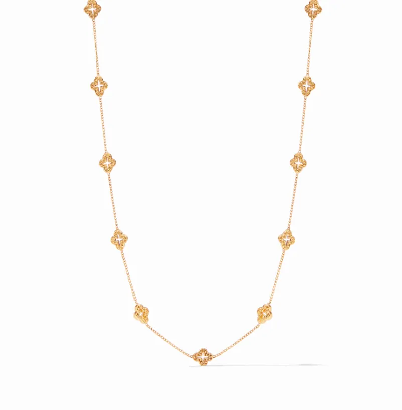 Julie Vos Florentine Demi Delicate Station Necklace