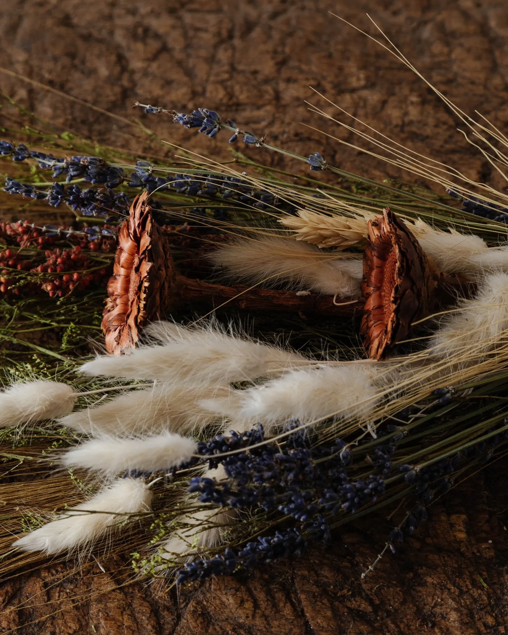 Lavender & Grains Rustic Bouquet