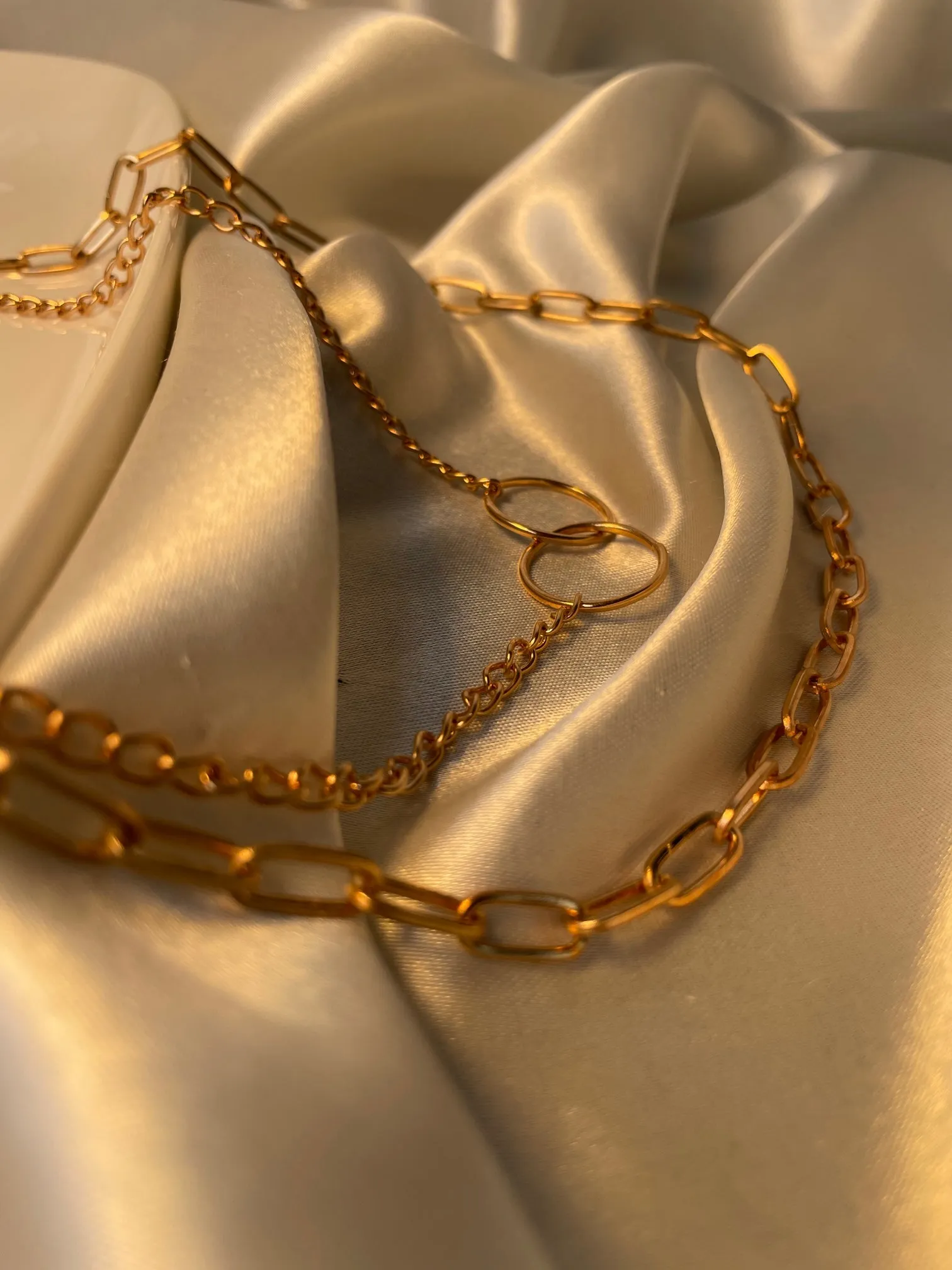 Layered Chunky Chain Gold