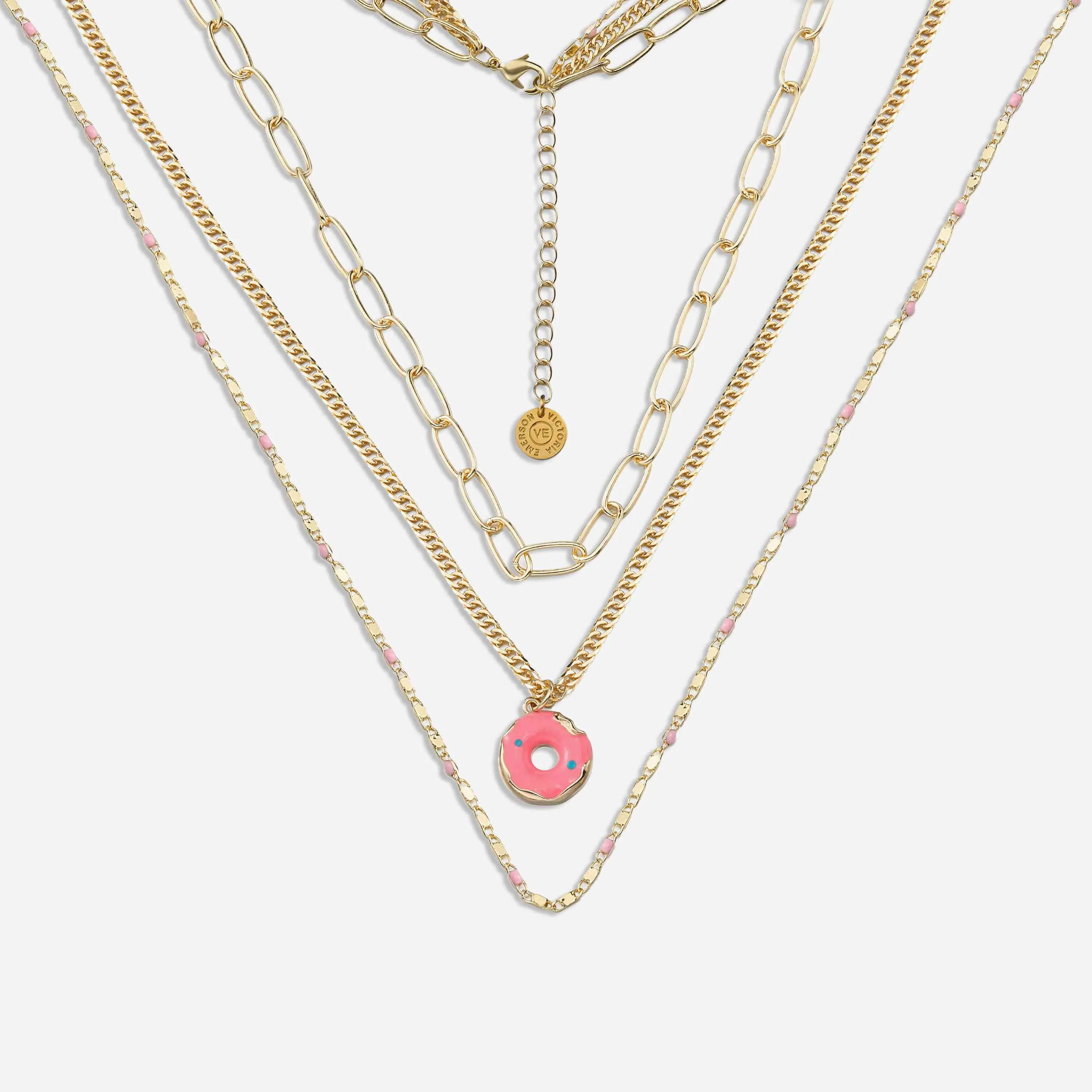 Layered Donut Necklace