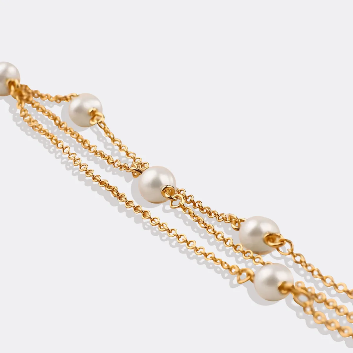 Layered Pearl Bracelet