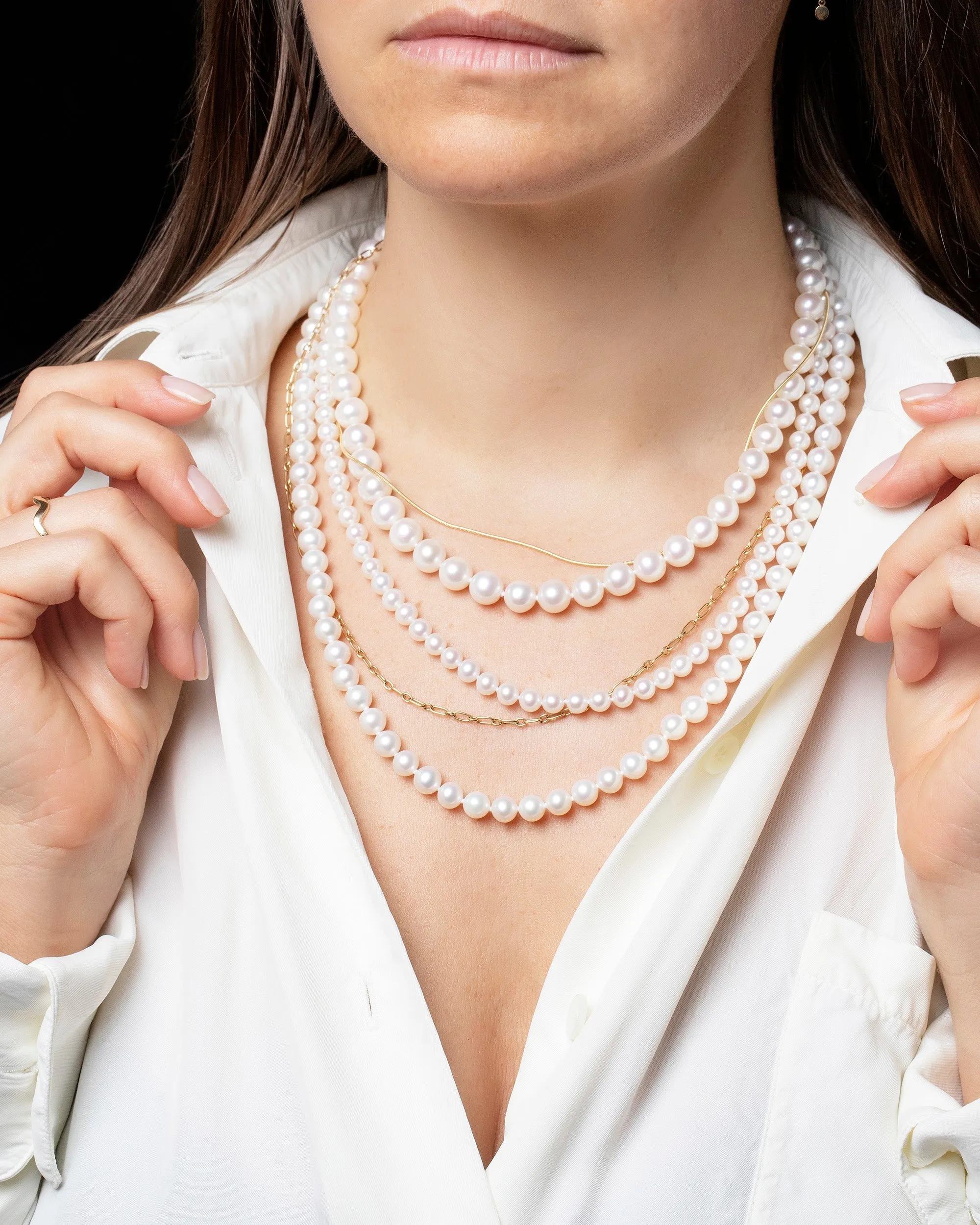 Layered Pearl Necklace