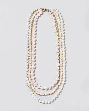 Layered Pearl Necklace