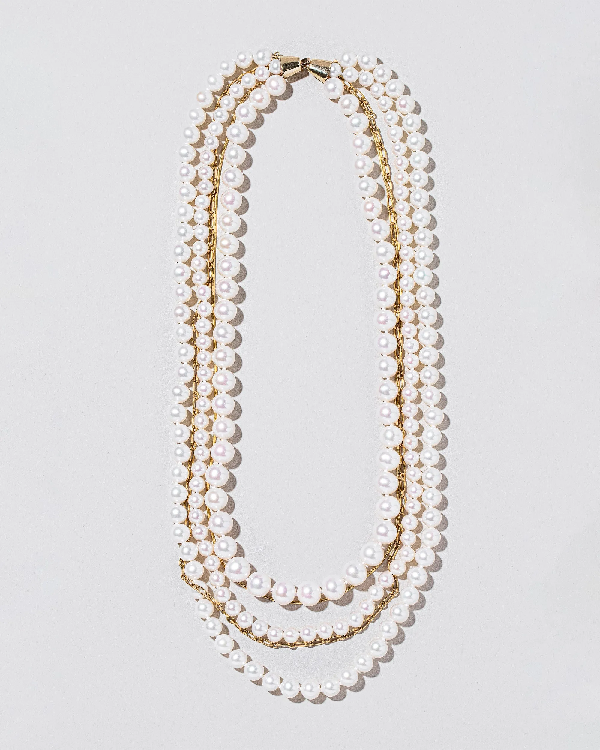 Layered Pearl Necklace