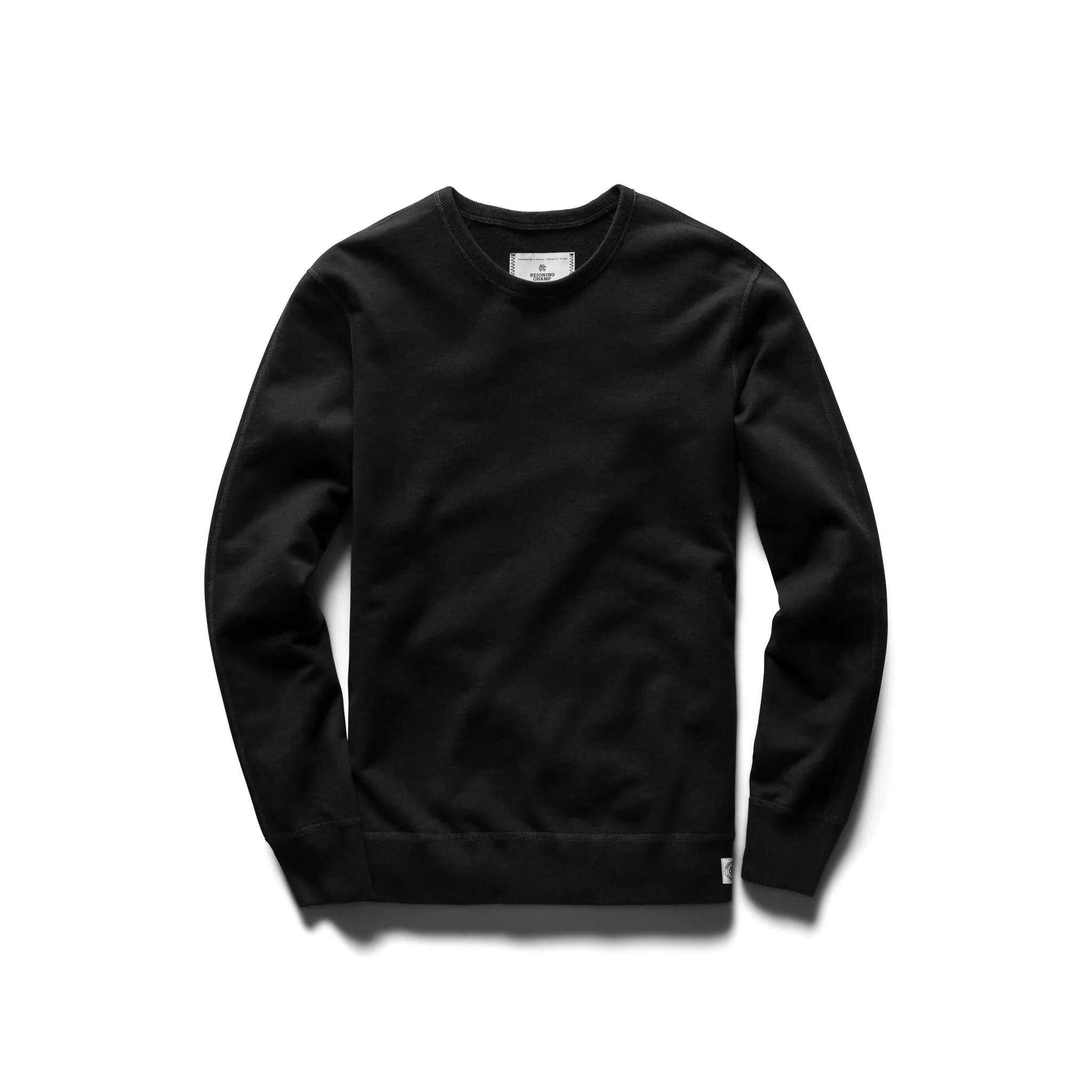 Lightweight Terry Slim Crewneck