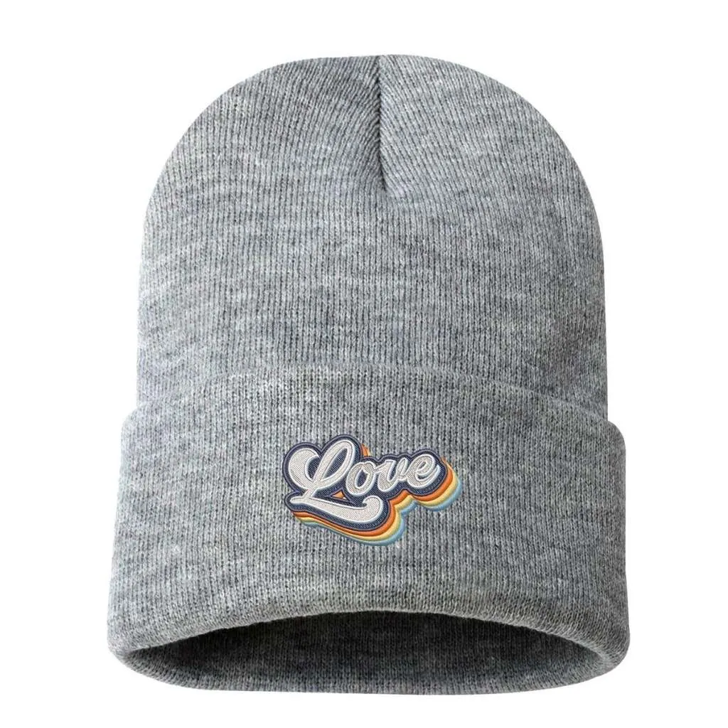 Love Retro Cuffed Beanie