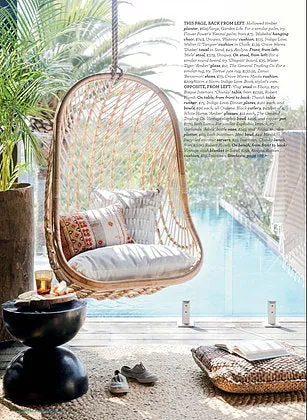 MAKEBA HANGING CHAIR | NATURAL