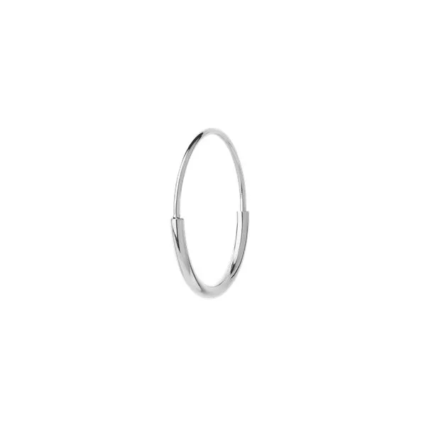 Maria Black Delicate Hoop Silver