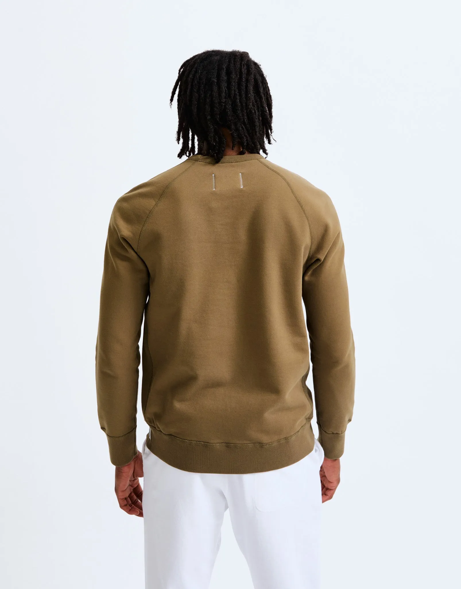 Midweight Terry Slim Crewneck