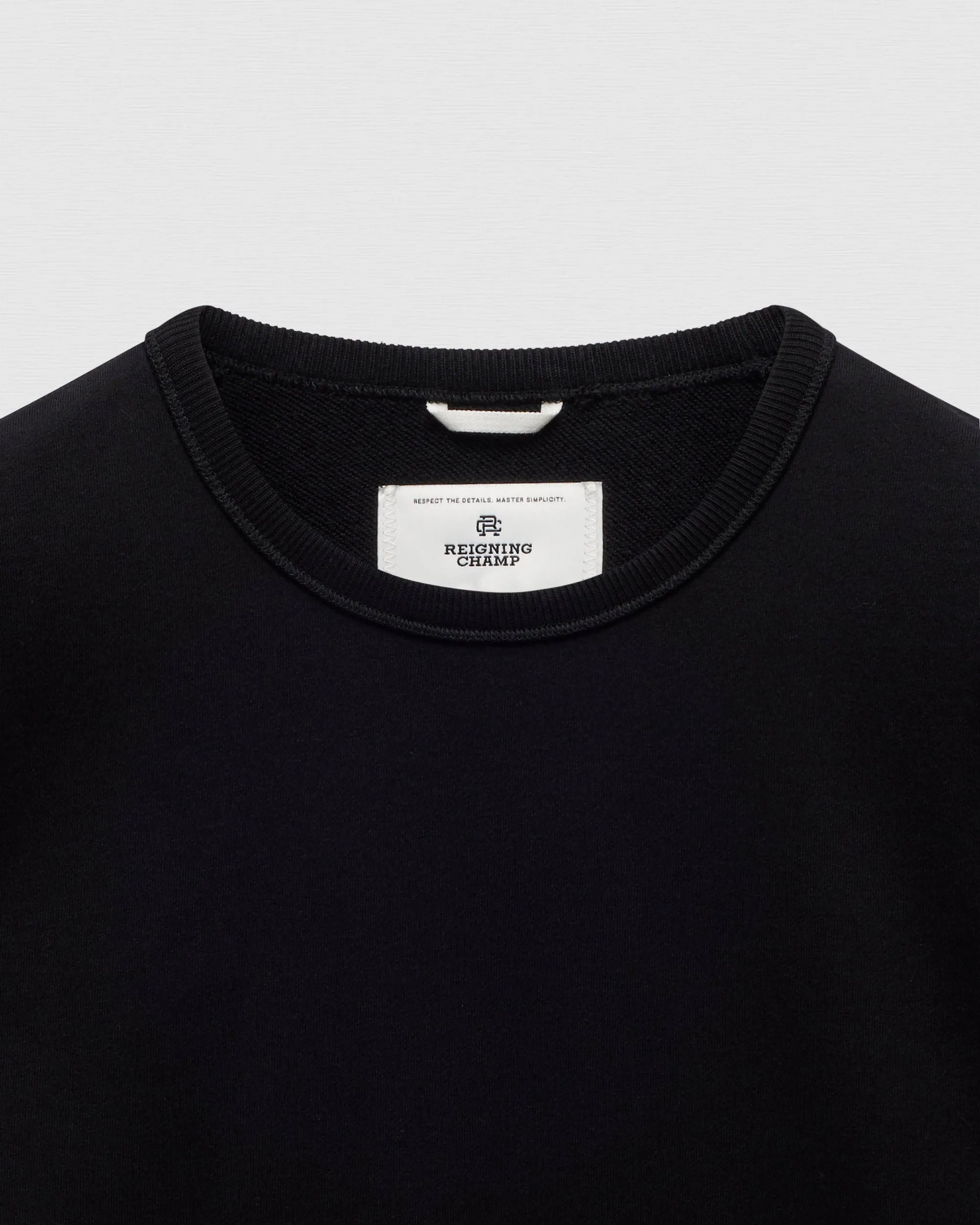 Midweight Terry Slim Crewneck