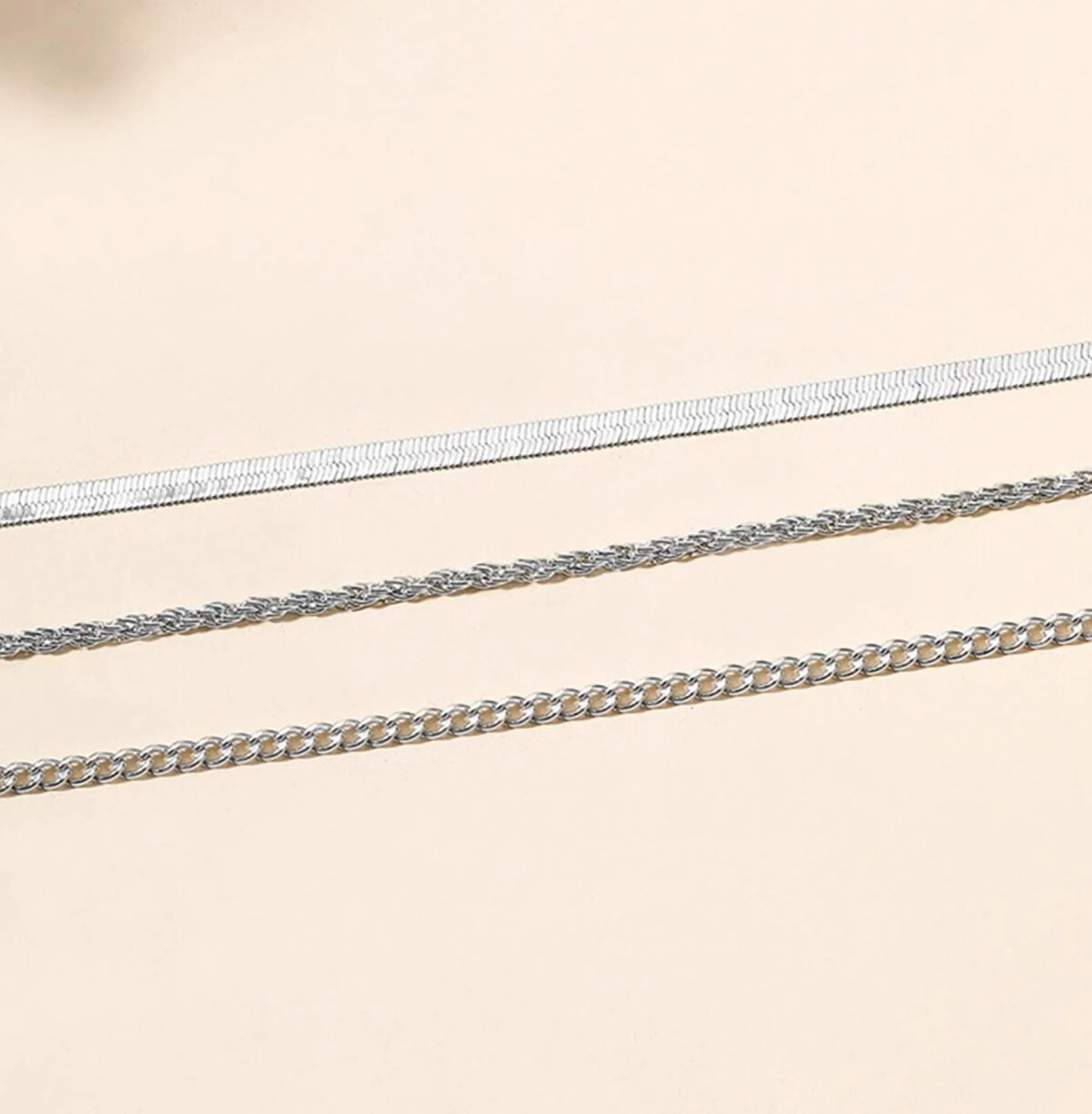 Minimalist Layered Chain Necklace