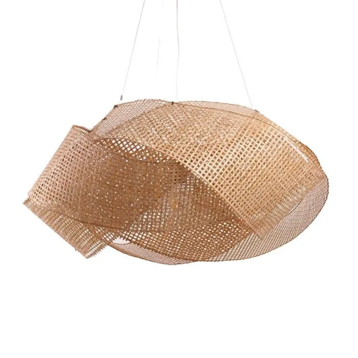 Modern Bamboo Entwined Ceiling Light