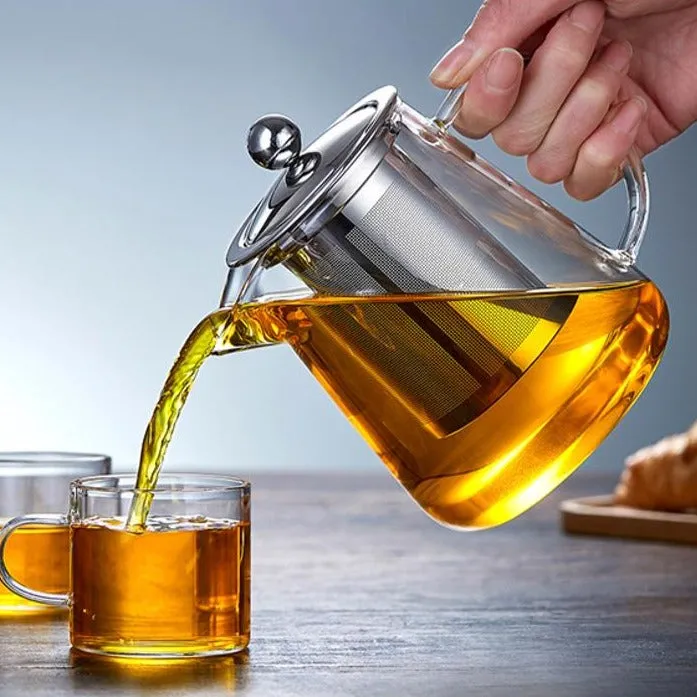 Modern Glass Tea Pot